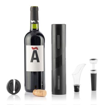 Tire-Bouchon Électrique avec Accessoires pour le Vin InnovaGoods 10