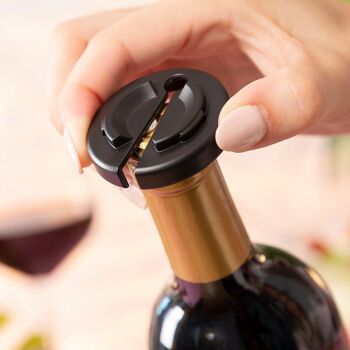 Tire-Bouchon Électrique Rechargeable Corklux InnovaGoods avec Accessoires pour le Vin 5