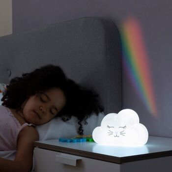 Lampe InnovaGoods avec Projecteur Arc-en-Ciel et Autocollants Claibow 3