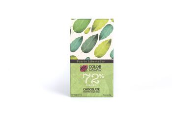 Tablette de chocolat noir Puerto Libertador 72% 1