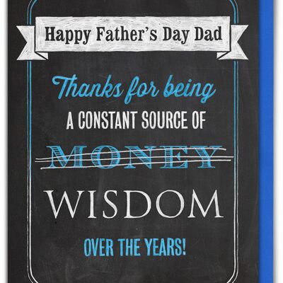 Source Of Money Funny Father's Day Card