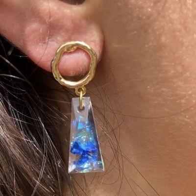 Fanette Blue Earrings