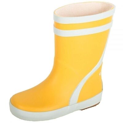 Children's rubber boots made of natural rubber - yellow