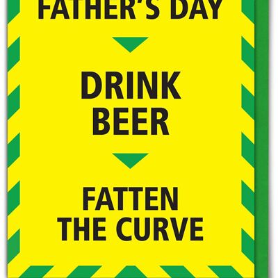 Drink Beer Funny Fathers Day Card