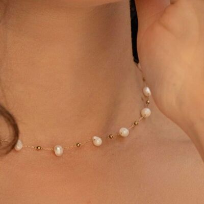 Ghada necklace - multi natural stones