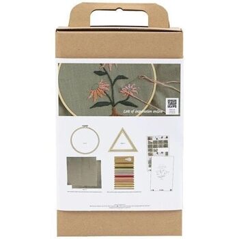 Kit DIY Broderie - Cadres - Vert Kaki 3