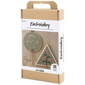 Kit DIY Broderie - Cadres - Vert Kaki 4