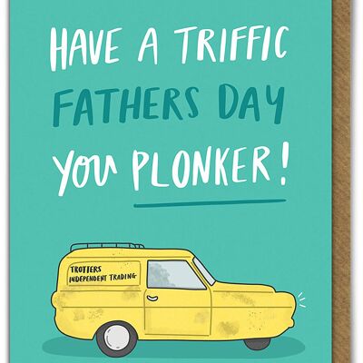 Triffic Fathers Day Funny Father's Day Card
