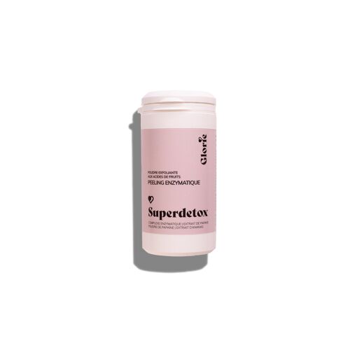 Superdetox - Peeling enzymatique - Poudre exfoliante aux acides de fruits