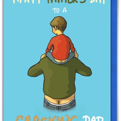 Cracking Dad Funny Father's Day Card