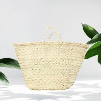 Grand sac en paille Nature