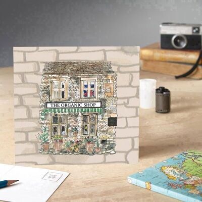 Cotswolds- The Organic Shop Greeting Card