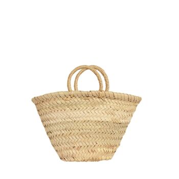 Mini sac en paille Nature 2