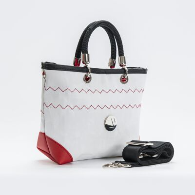 Bag In Recycled Sail - Menorca - Red