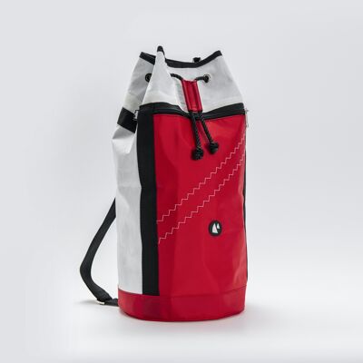 Sailor Bag In Recycled Sail – Vulcano - Red