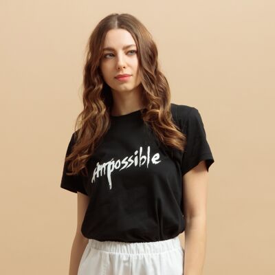 IMPOSSIBLE black t-shirt