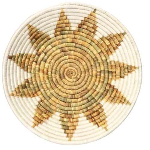 Sustainable Spiral Hand-woven Rattan Basket Bowls v4