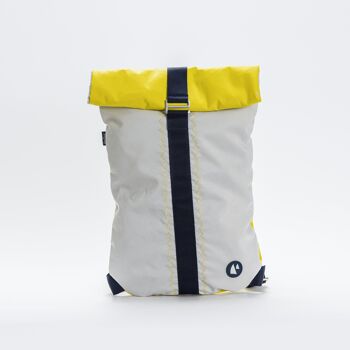 Sac à dos enroulable Made In Italy - Gênes - Jaune 1