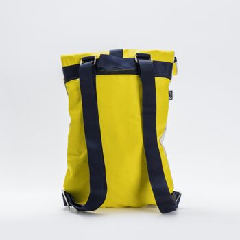 Sac à dos enroulable Made In Italy - Gênes - Jaune 2