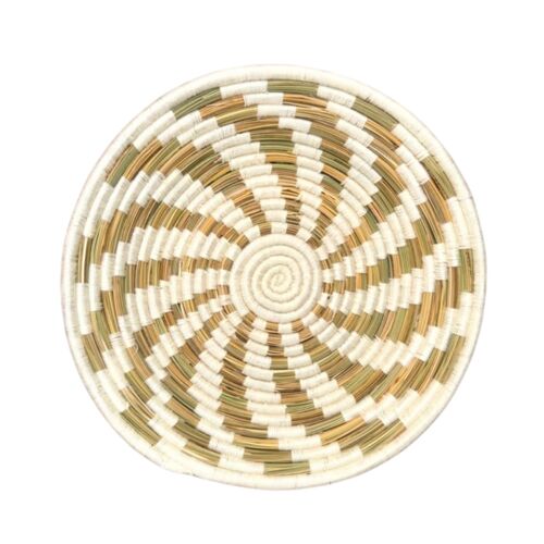 Sustainable Spiral Hand-woven Rattan Basket Bowls v7