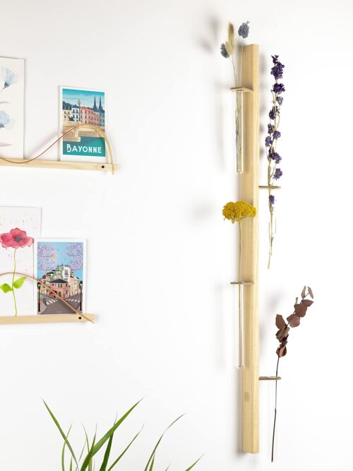 Décoration murale verticale à fleurir pour composer votre décoration originale et végétale