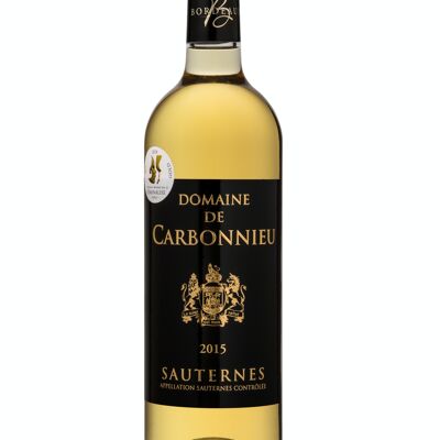Domaine de Carbonnieu SAUTERNES 2015 Liquoreux / Sweet Wine / HVE3