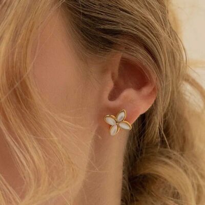 Gwendoline earrings - natural stone