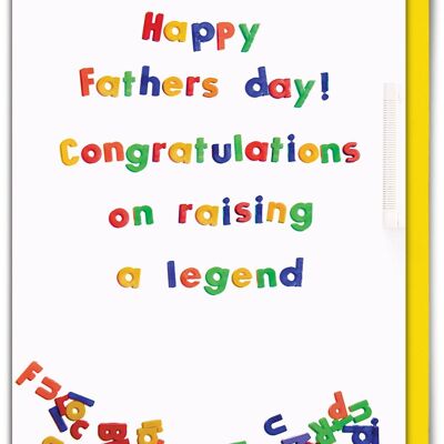 Raising A Legend Funny Father's Day Card