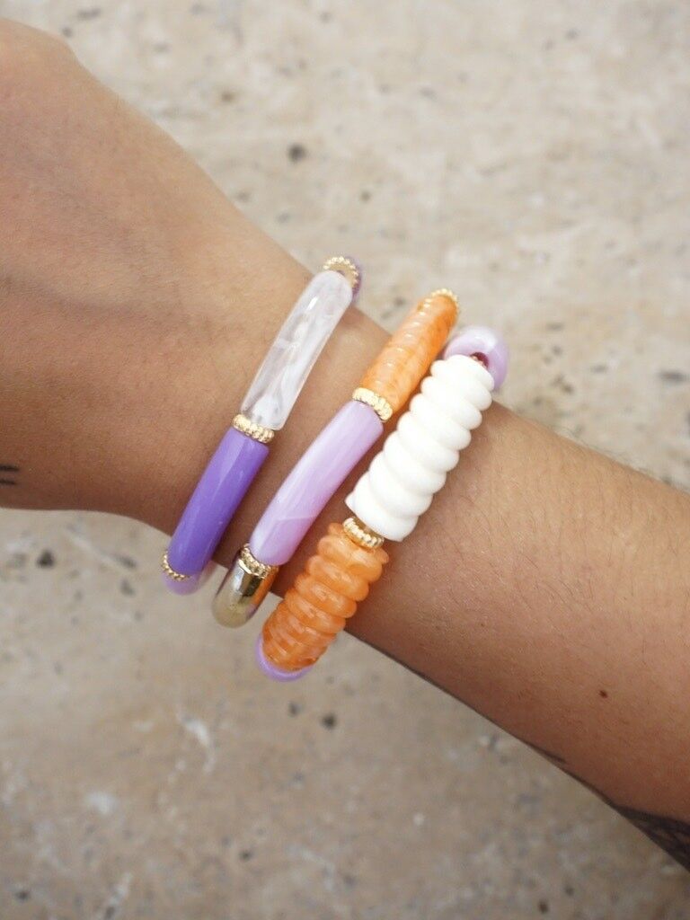 Tube hot sale bead bracelet