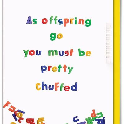 As Offspring Go Funny Father's Day Card