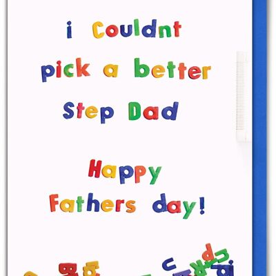 Better Step Dad Funny Father's Day Card