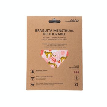 CULOTTE MENSTRUELLE SUPER ABSORPTION TEEN - TAILLE M (combo 4 imprimés) 17