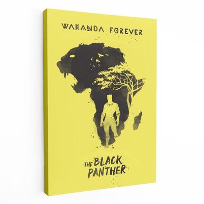 Lienzo de Wakanda para siempre