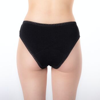 CULOTTE MENSTRUELLE ADULTE À ABSORPTION MOYENNE - TAILLE S (3 couleurs) 5