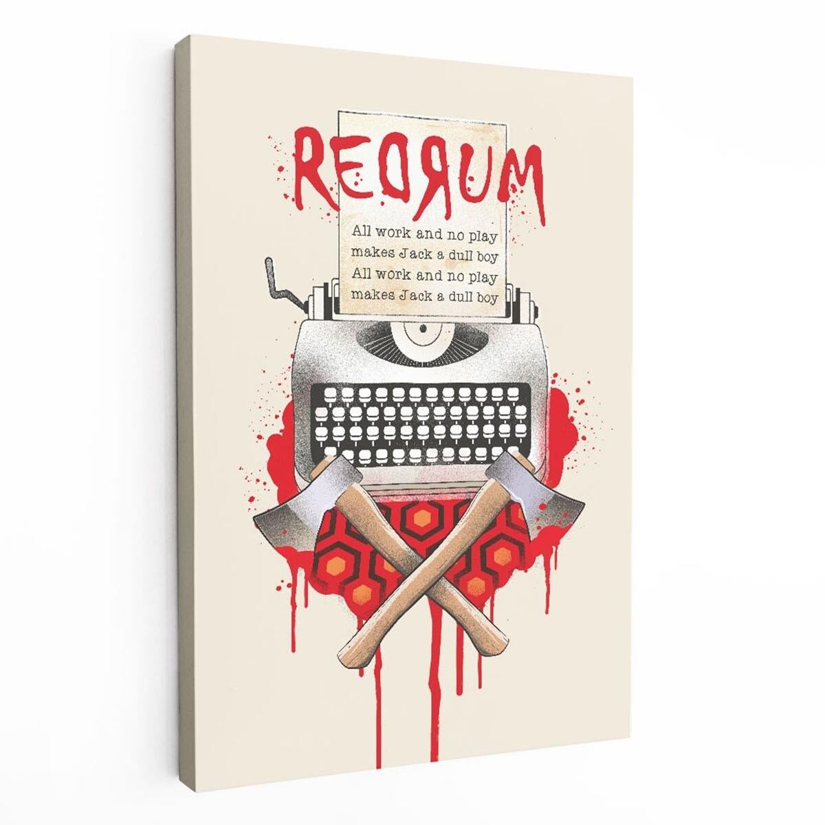 El lienzo de la película El resplandor