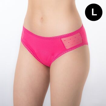 CULOTTE MENSTRUELLE ADULTE SUPER ABSORPTION - TAILLE L (3 couleurs) 1