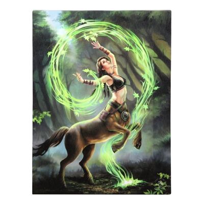 19 x 25 cm Earth Element Sorceress Canvas Plaque par Anne Stokes