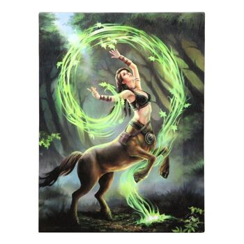 19 x 25 cm Earth Element Sorceress Canvas Plaque par Anne Stokes 1
