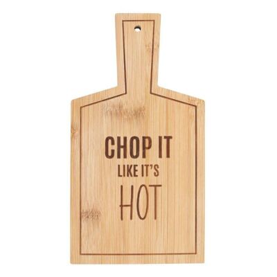 Chop It Like It's Hot Servierbrett aus Bambus