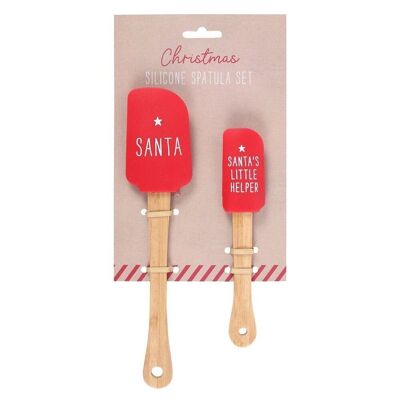Ensemble de spatules en silicone Santa's Helper