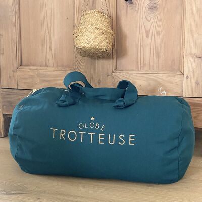 Reisetasche - Pfauenblau - Globe Trotteuse