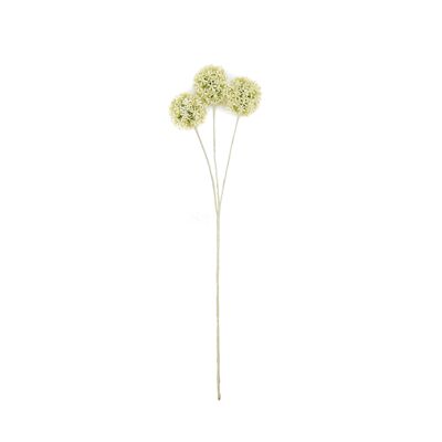 Rama HV Allium - Blanco/Verde - 20x65cm - Poliestireno
