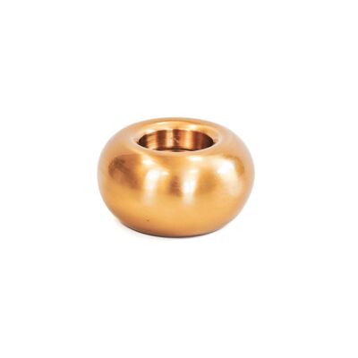 HV Hunk Kerzenhalter – Gold – 9,5 x 9,5 x 5 cm
