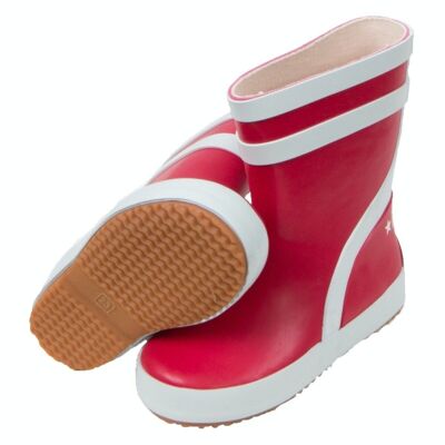 Stivali di gomma per bambini in gomma naturale - rossi