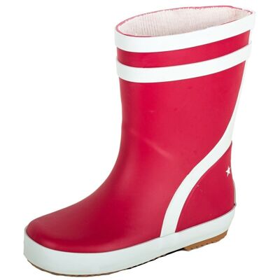 Children's rubber boots made of natural rubber - red
