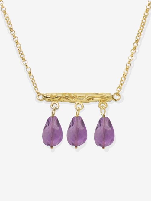 Tiziana Gold Vermeil Amethyst Necklace