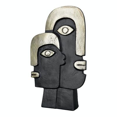 Aluminium Vase "Face"