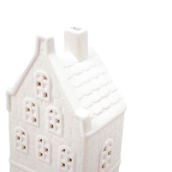 Lampe LED HV Amsterdam Canal House - 8x8x18 cm - Blanc 3