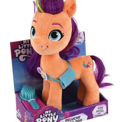 My Little Pony Soft toy 21 cm + brush, in box
