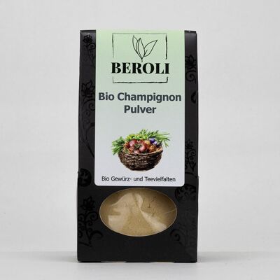 Poudre de champignons bio